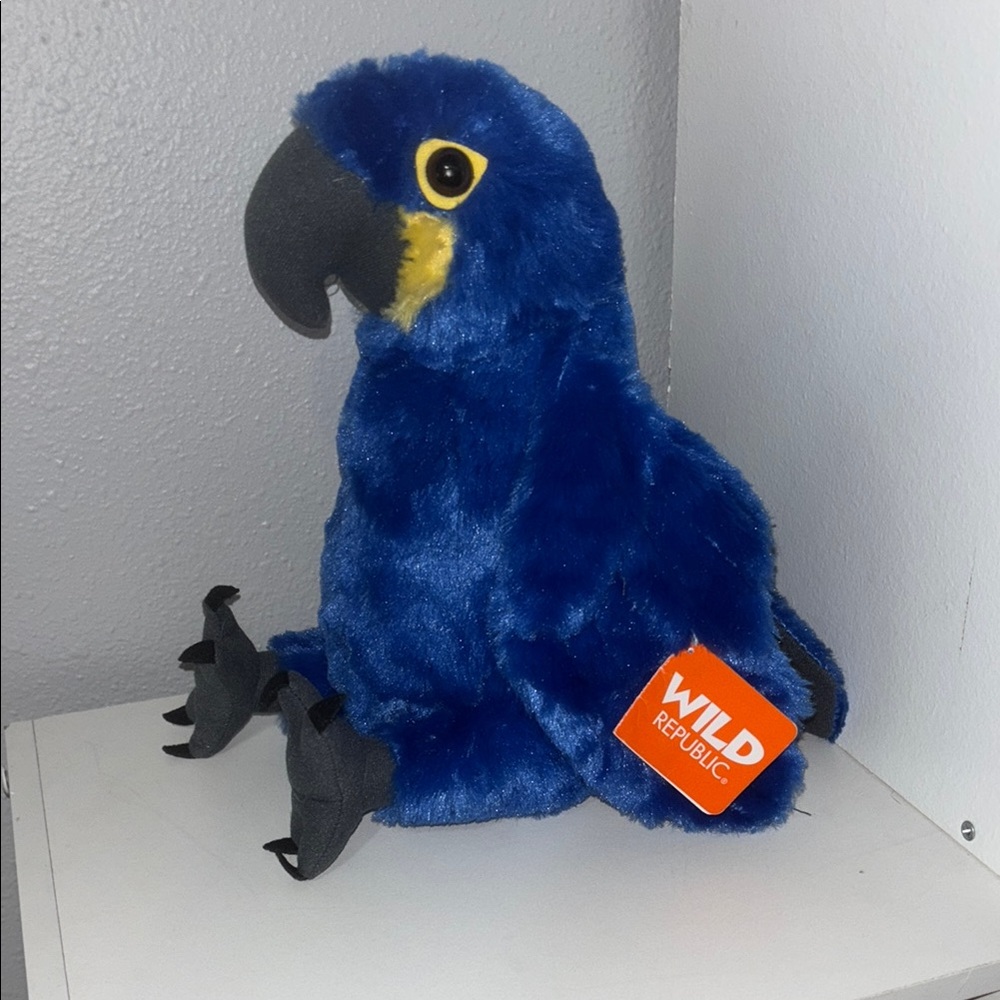 Wild Republic Blue Macaw Plush